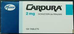 Cardura 2mg 20tabs -(Cardura) Doxazosin mesylate